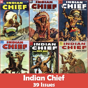 Indian Chief Comics Collection, 39 Issues CBR - Digital Download