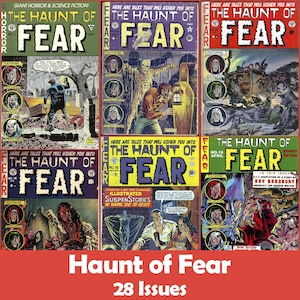 Haunt of Fear Comics Collection, 28 Issues CBR - Digital Download