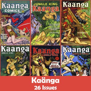 Kaanga Jungle King Comics Collection, 26 Issues CBR - Digital Download