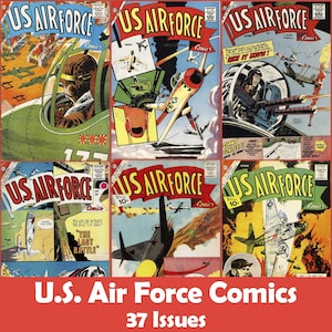 U.S. Air Force Comics Collection, 37 Issues CBR - Digital Download