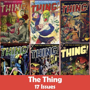 The Thing Comics Collection, 17 Issues CBR - Digital Download