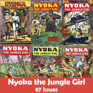 Nyoka the Jungle Girl Comics Collection, 87 Issues CBR - Digital Download