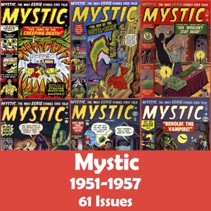 Mystic Comics Collection, 61 numeri CBR - Download digitale
