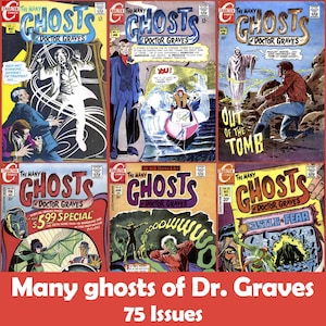 Molti fantasmi del Dottor Graves, raccolta di fumetti, 75 numeri CBR - Download digitale