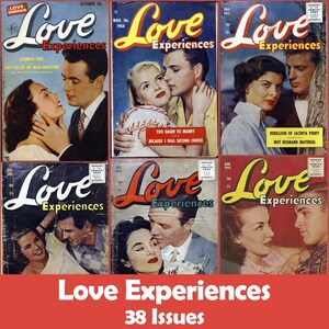 Love Experiences, Romance Comics Collection, 38 Issues CBR - Digital Download