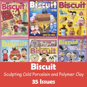Biscuit, Cold Porcelain & Polymer Clay, Magazine Collection, 35 Issues PDF - Digital Download