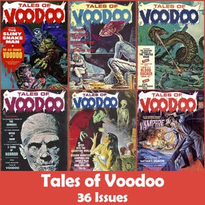 Raccolta di fumetti Tales of Voodoo, 36 numeri CBR - Download digitale