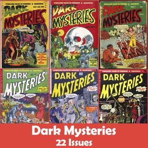 Dark Mysteries Comics Collection, 22 Issues CBR - Digital Download
