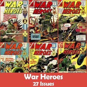 War Heroes Comics Collection, 27 Issues CBR - Digital Download