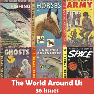 Raccolta di fumetti The World Around Us, 36 numeri CBR - Download digitale