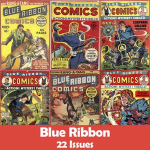 Collezione di fumetti Blue Ribbon, 22 numeri CBR - Download digitale