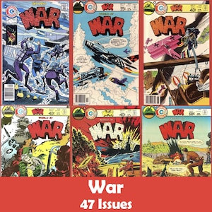 War Comics Collection, 47 Issues CBR - Digital Download