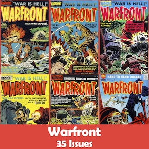 Warfront Comics Collection, 35 Issues CBR - Digital Download