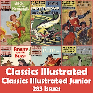 Classic Illustrated Comics Collection, 283 Issues CBR - Digital Download
