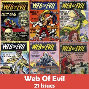 Web Of Evil Comics Collection, 21 Probleme CBR - Digitaler Download