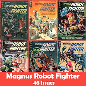 Magnus Robot Fighter Comics Collection, 46 Issues CBR - Digital Download