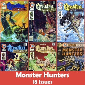 Monster Hunters Comics Collection, 18 Issues CBR - Digital Download