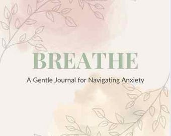 Anxiety Journal Printable | Mental Health Journal | Self Care Digital Download | Mindfulness & Wellness Planner