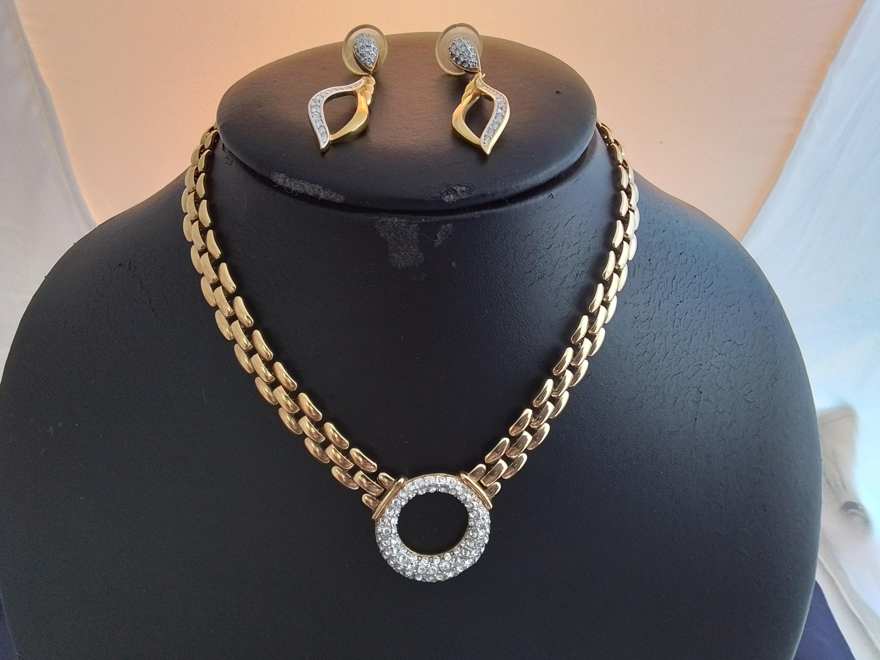 Attwood and Sawyer A&S ヴィンテージ　ネックレス Attwood Sawyer Vintage A&S Necklace Earrings Faux Sapphire