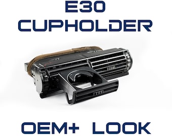 BMW E30 Retractable Air Vent Cupholder – OEM+ Look and Fit