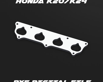 Honda K20/K24 engine intake flange .dxf digital file for laser cutting and custom fabrication