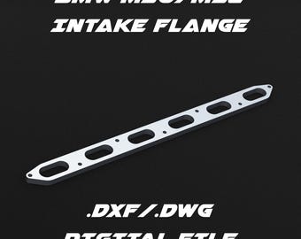 BMW M50/M52 engine intake flange .dxf/.dwg digital file for laser cutting and custom fabrication