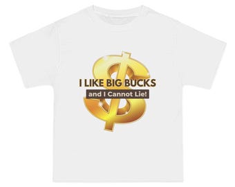 Camiseta "Me gusta ganar mucho dinero": Camiseta con estampado divertido de dinero
