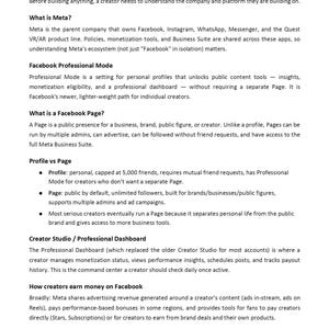 Guía para creadores de Facebook / Gana dinero con Facebook / Manual de monetización de Facebook / PDF digital / Formación para principiantes imagen 4