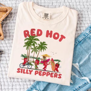 Dumme Paprikas Png, rote heiße Strand Shirt Png, lustiges Meme Tee, lustiges Png, Peperoni Tee, Sommer Geschenk, digitale Datei