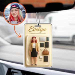 Action Figure Photo, Custom Action Figure, Photo Custom Action Figure Acrylic Block, Car Ornament, Ornament, Personalized Toy Box,Custom Art