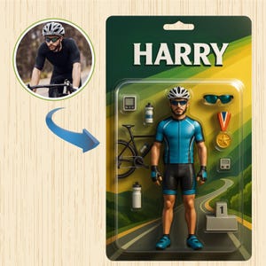Custom Action Figure, Personalized Toy Box, Turn Yourself Into An Action Figure, Personalized Digital Art, Digital Download