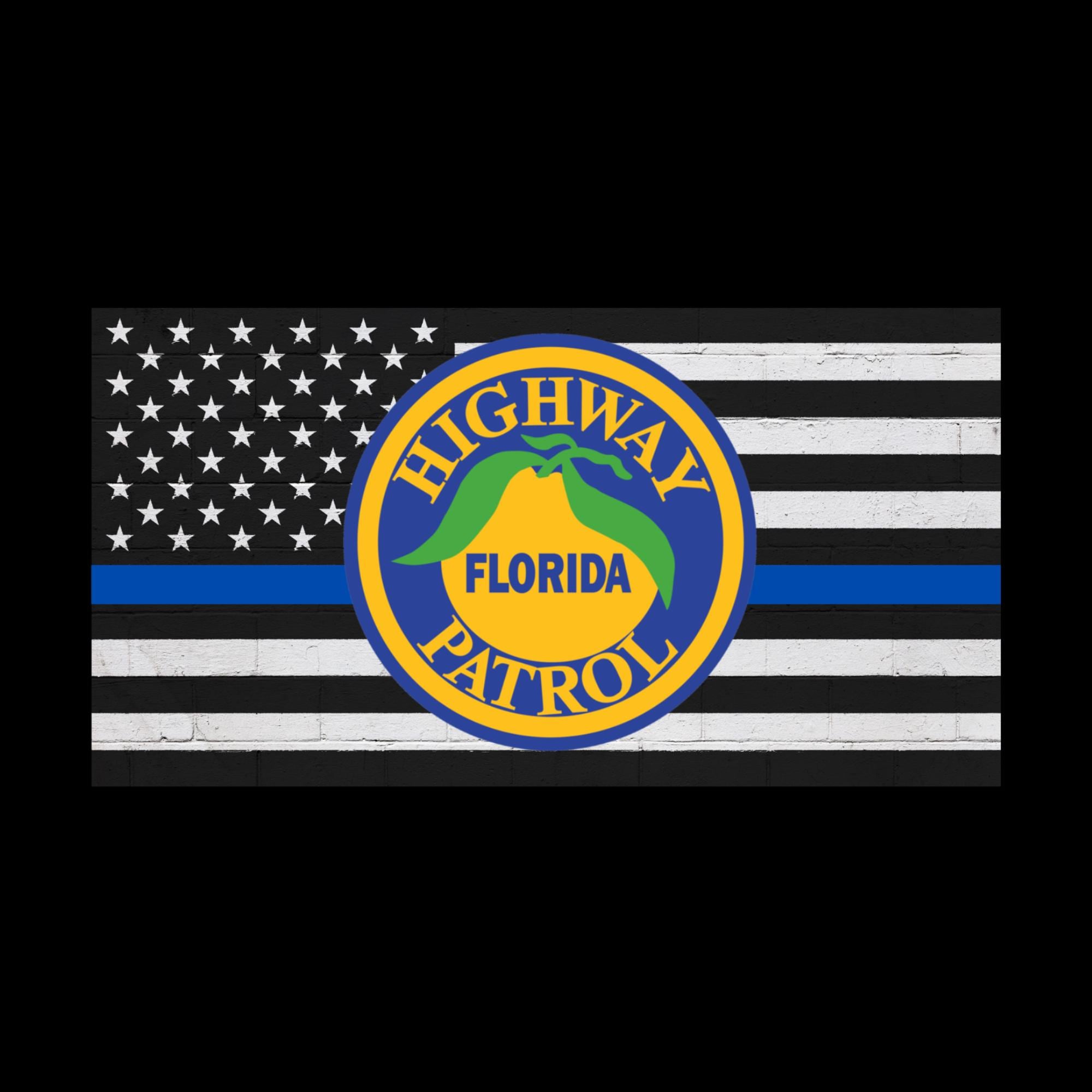 Adesivo Decalcomania 2 Pollici – Florida Highway Patrol – Non Riflettente