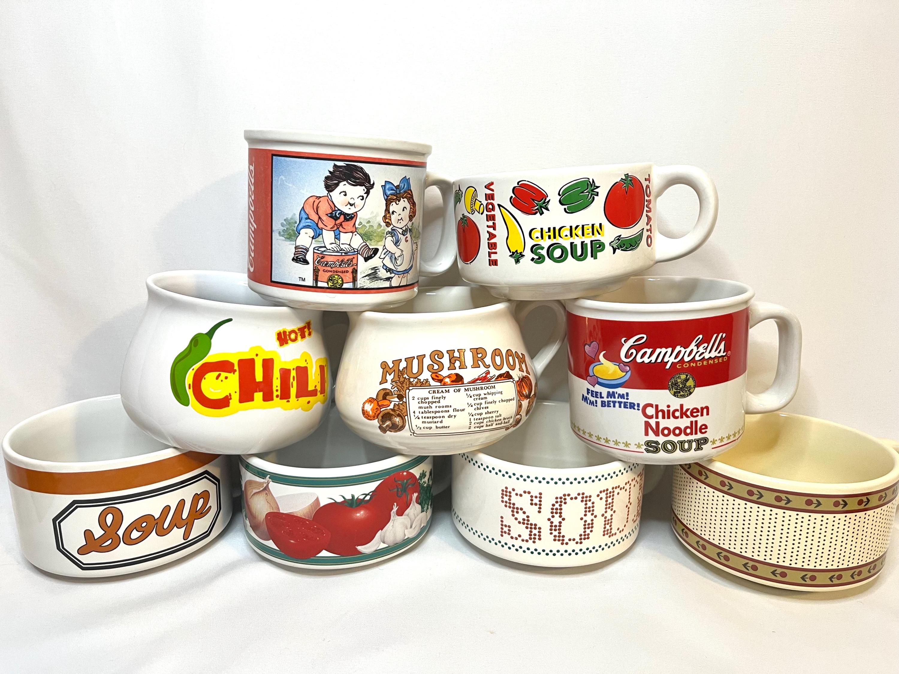 Campbell Soup Bowls - Etsy