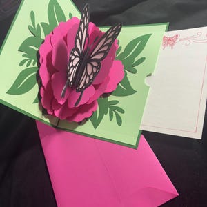 Pop up Butterfly Greeting Card