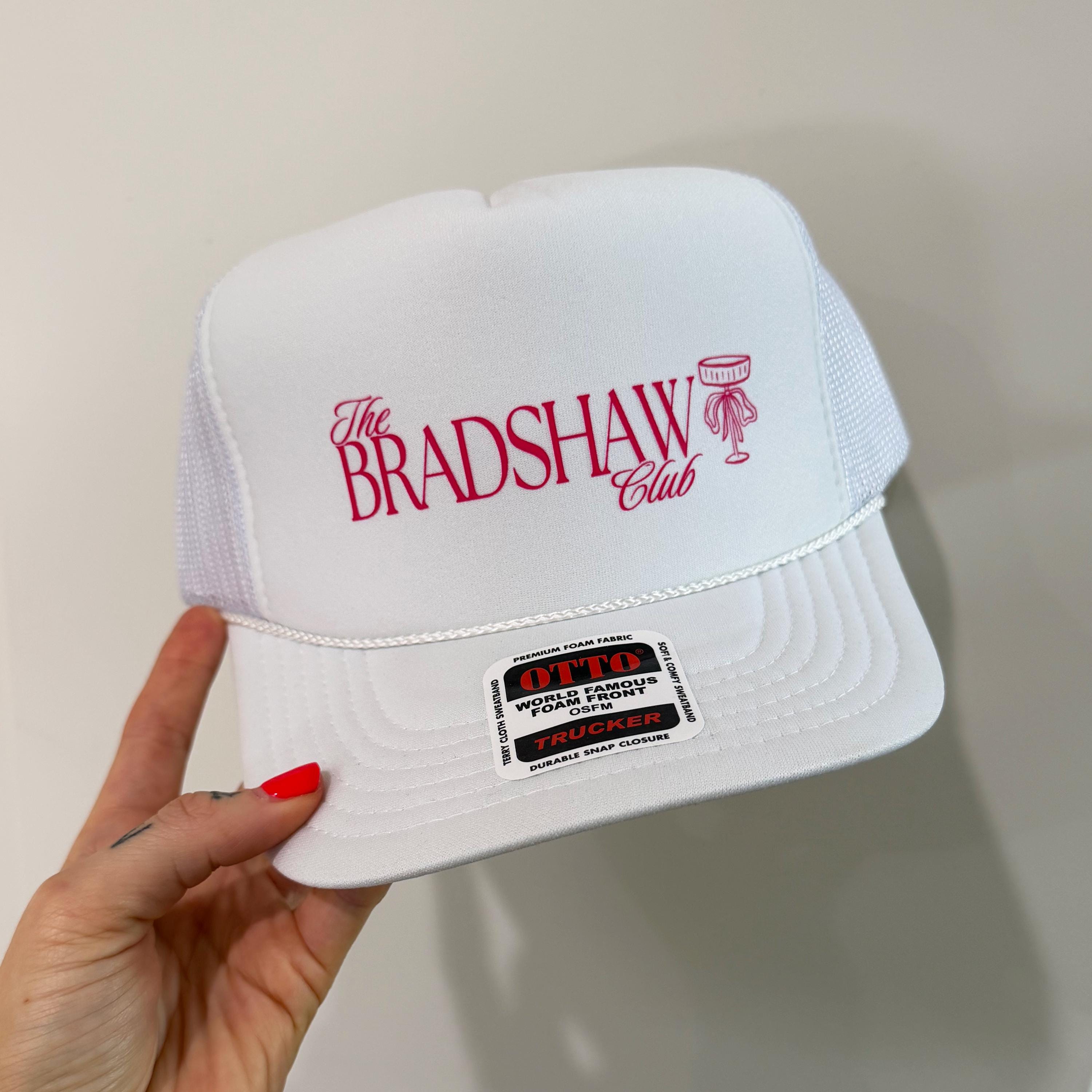 Macy\'s Bride & Groom Pearl Letter Trucker Hats - White & Black Bride Trucker Hat – Mary Posa Boutique main image 3