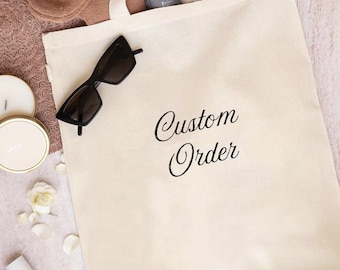 CUSTOM ORDER Tote Bag  Destination Wedding Welcome Totes, Beach Wedding Welcome Tote, Wedding Favors Gift Bag, Tote Bag