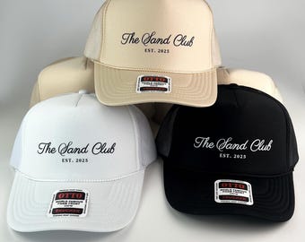 Custom Wedding Trucker Hat UNISEX Wedding Toss Wedding Keepsake Merch Newly Wed Gifts Custom Custom Last Name And Date Wedding