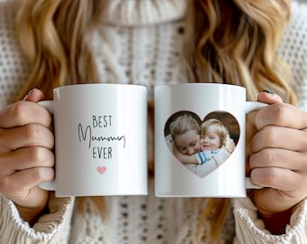 Beste Mama überhaupt Tasse | Personalisierte Foto-Tasse | Geschenk für Mama von Kindern | Mama Geburtstagsgeschenk