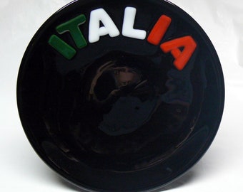 Fused Glass Italia Plate