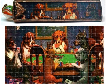 Poker Pups - Special Order 6.5 Inch Blotter Art Marblescope