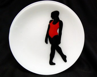 Red Leotard Dancer Plate 2