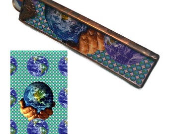 CARESSING THE EARTH - Special Order 6.5 Inch Blotter Art Marblescope