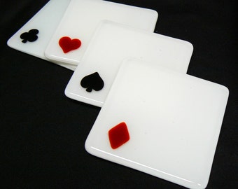 Playing Card Coaster Set