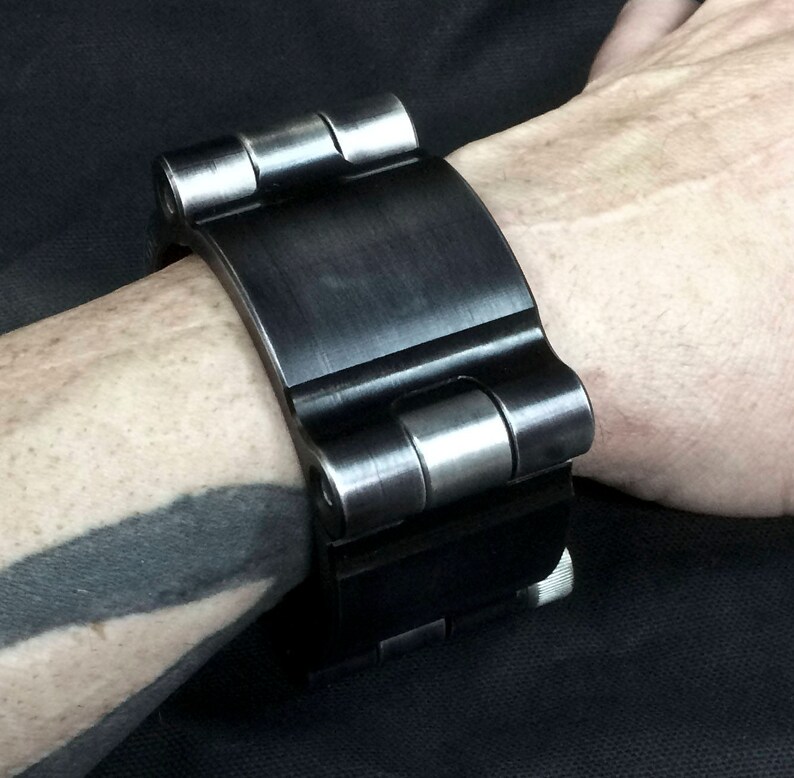 Antiqued Machined Aluminum Cuff