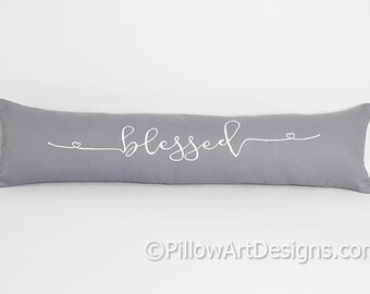 thin long pillow
