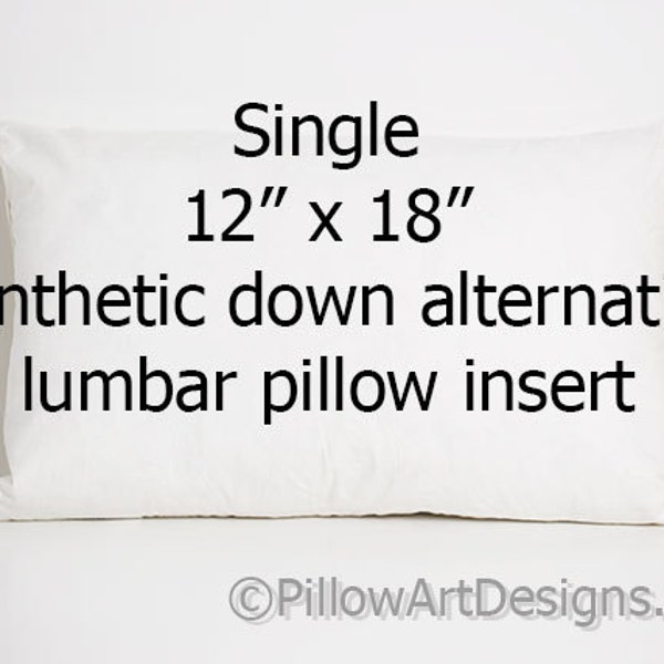 Lumbar Pillow Insert Etsy
