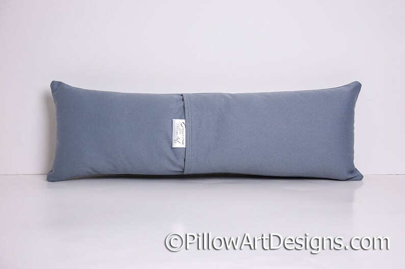 Skinny Pillow with Word Cozy 6 X 18 Grey White Made in Canada Etsy