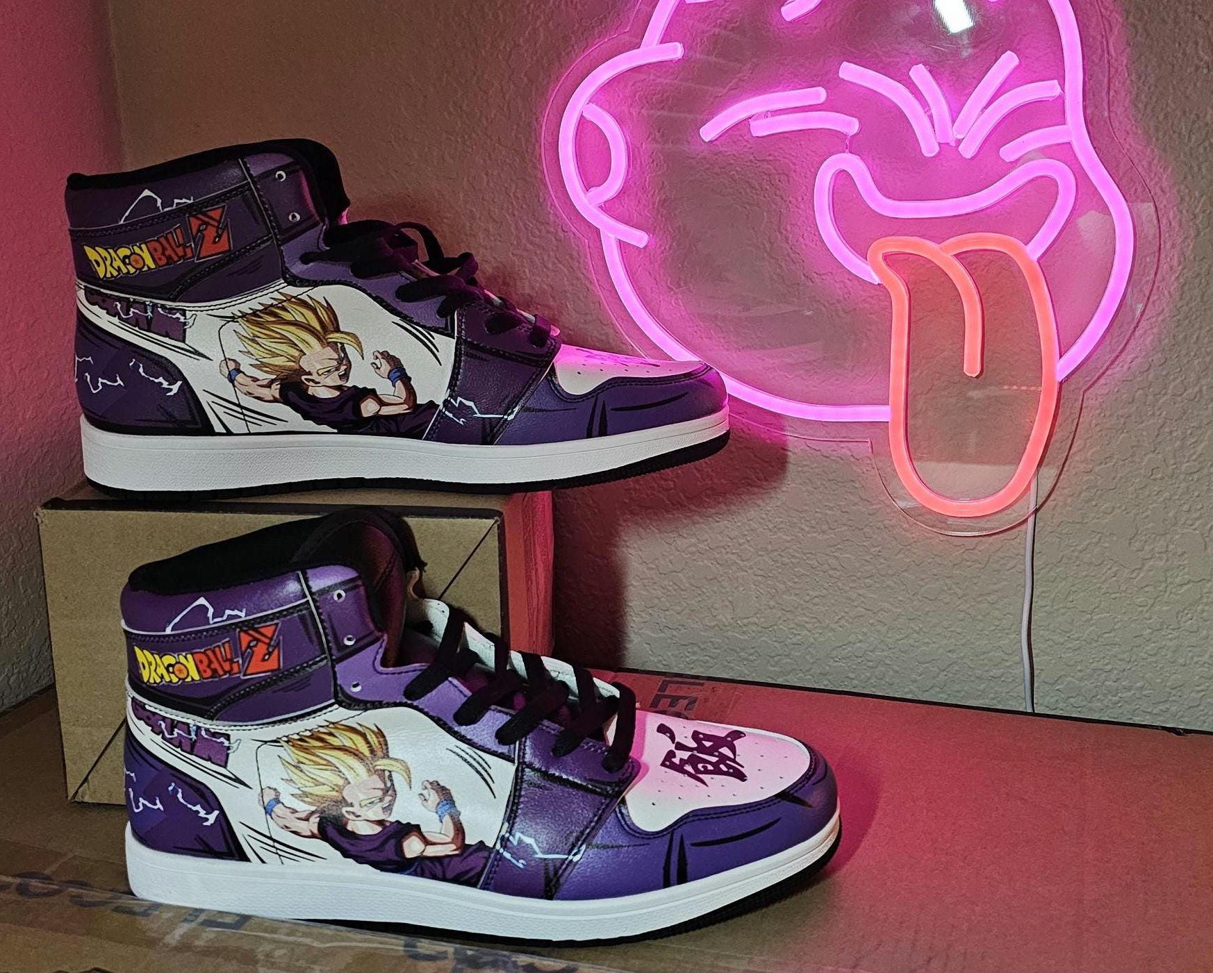 Dragon Ball Z Anime High Top Sneakers - Sizes 9-12.5 - Etsy