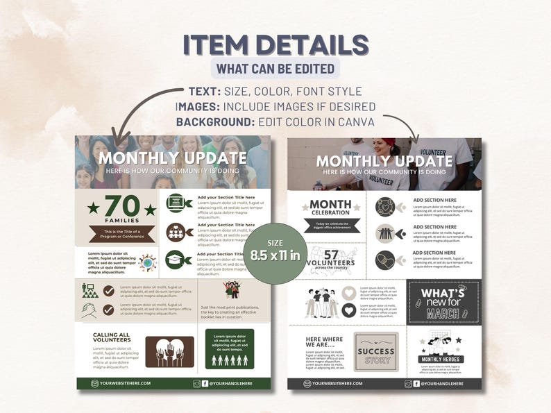 nonprofit one pager funding request for nonprofit instant download editable non-profit canva newsletter template nonprofit nonprofit website template non profit content calendar nonprofit social media templates nonprofit impact sheet infographic templates canva non profit board of directors template not for profit one pager annual financial impact template non profit social media templates