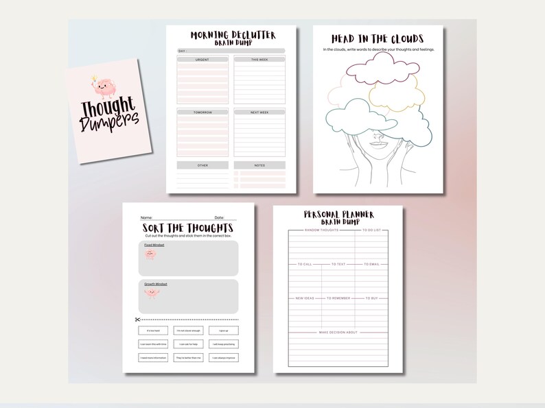 Brain Dump Printable PDF, ADHD Brain Dump Planner, Thoughts Organizer, Priority Matrix, Journal Printable, Digital Download PDF, ADHD, A4 Printable Brain Dump Pages, Brain Dump Notebook, Brain Dump Worksheets Printable Planner Brain Dump, Organized Brain Dump Pdf, Brain Dump Minimalist Printable, Printable Planner Brain Dump, Brain Dump List Sheet, Monthly Brain Dump Insert Organization  Worksheet, Brain Dump Weekly Planner Brain Dump Digital Braindump Digital Downloads to Do
Brain Dump Planner